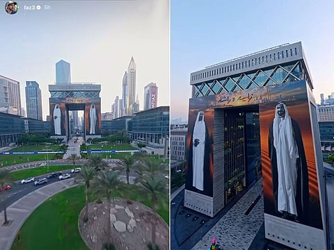 Check out the drone shot shared by Sheikh Hamdan for #ZayedandRashid campaign