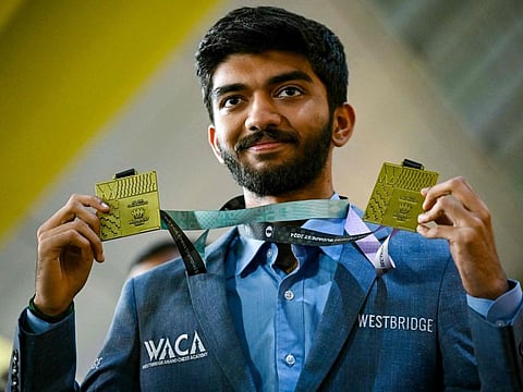 Grandmaster Gukesh Dommaraju, who won the gold medal in the 45th FIDE Chess Olympiad Budapest 2024, starts as the favourite in the World Chess Championship final against Ding Liren, which begins in Singapore on Monday.