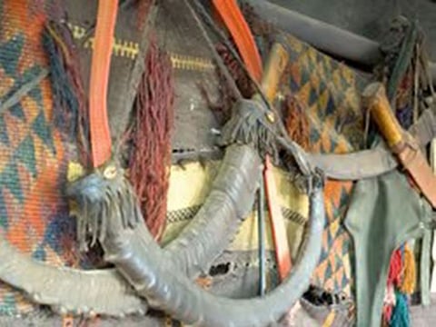 Pieces from the past treasured in Al Enazi's house-turned -museum.