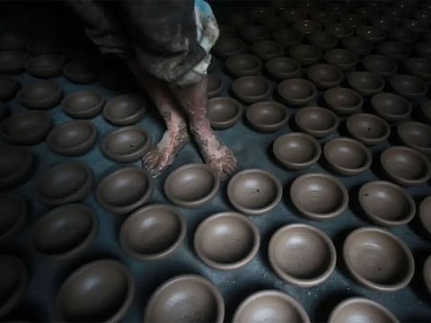 Traditional pottery is another sign of a return to the old ways of living.