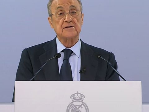 Real Madrid chief Florentino Perez blasted the new and expanded Champions League format which features eight group games instead of six and an extra round of matches for some clubs.