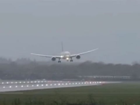 Defying the Storm: Saudi pilot praised for remarkable landing at London airport amid Storm Bert.
