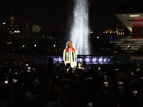 File photo of a performance celebrating the country's union at Dubai Festival City