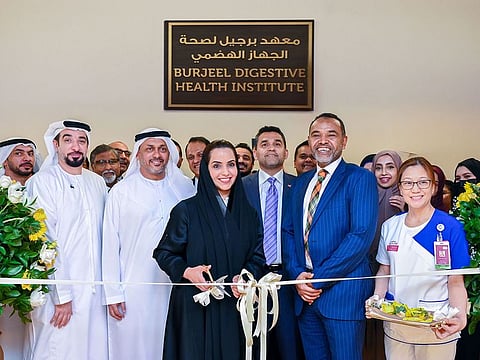 Dr Shamsheer Vayalil, Founder and Chairman of Burjeel Holdings, along with senior leaders at the inauguration of the Burjeel Digestive Health Institute at Burjeel Hospital