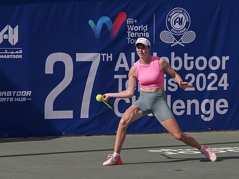 No 3 Ankita Raina retired from her match while trailing Russian Ekaterina Shalimova (pictured).