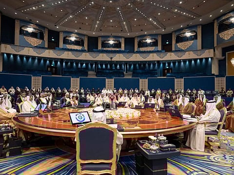 The GCC summit underway in Kuwait on Decmber 1, 2024.