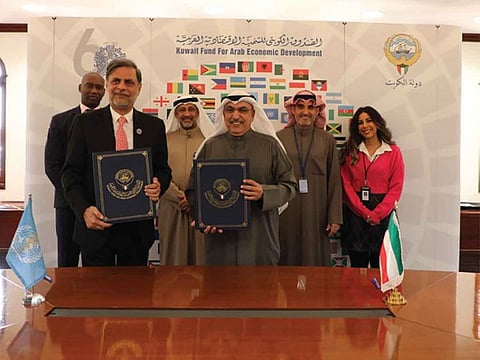 Waleed Sh. Al-Bahar from KFAED and Dr. Assad Hafeez from WHO.