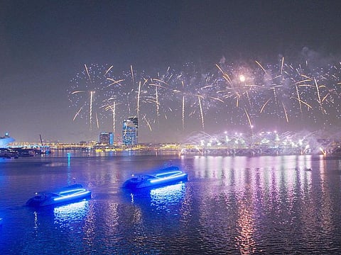 RTA has come up with special offers for passengers to enjoy spectacular views on New Year's Eve from aboard water taxis, ferries and abras.