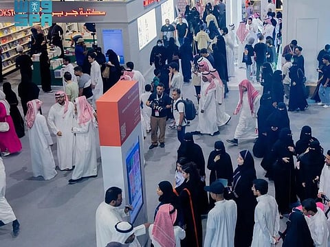 Visitors tour the Riyadh Book Fair that wrapped up in October.