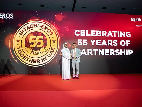 Eros and Hitachi celebrate 55 years of partnership