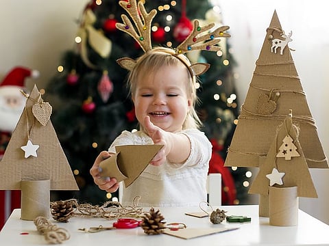 Embrace your inner creative with DIY winter-themed crafts. Create your own snowflakes, hang them around the room, or make rustic wreaths with twigs, pinecones, and faux snow.