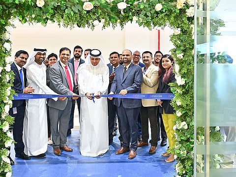 Abdullah Lashkari, General Coordinator, PCLA, and Bruno Dsouza, COO, Dubai & Northern Emirates at Burjeel Holdings, inaugurating the new centre in DIP-2