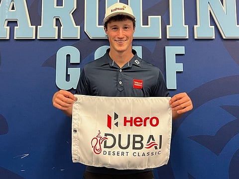 David Ford will make his debut at the Dubai Desert Classic