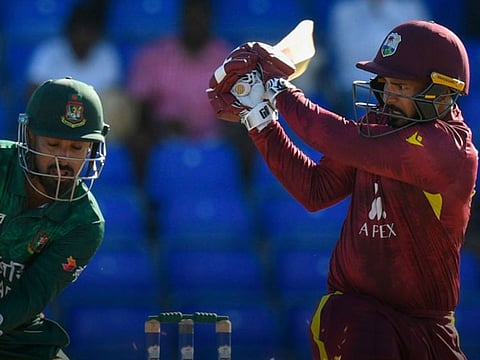 West Indian debutant Amir Jangoo scored a century to lead the home team to 3-0 series sweep of the One-Day International series against Bangladesh on Thursday.