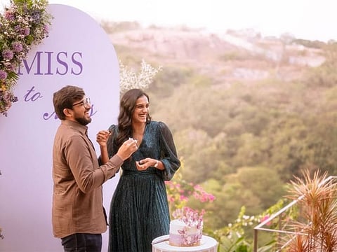 Sindhu, who is set to tie the knot with Venkata on December 22 in Udaipur, took to social media to share an adorable photo of her engagement ceremony with the picture since going viral.