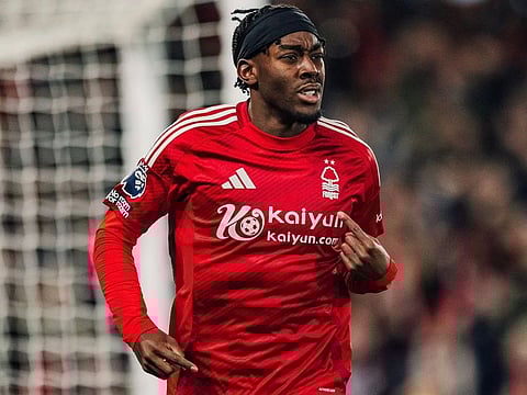 Elanga scored his first goal of the season against Villa