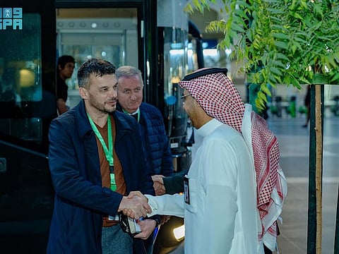 The second batch of foreign Umrah pilgrims invited by King Salman arrive in Medina.