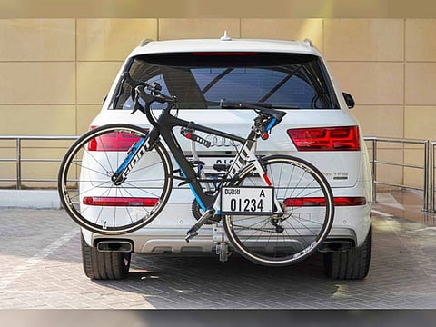 Applying for a third number plate for your bike rack and help you avoid traffic fines. Obstructing or distorting your number plate is a violation of the UAE’s Traffic Law, Federal Decree-Law No. 14 of 2024.