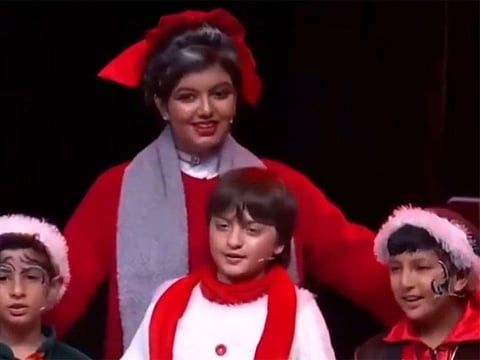 Several videos showcase proud parents Aishwarya and Abhishek, Shah Rukh Khan, and Kareena Kapoor recording their children Aaradhya, AbRam, and Taimur's performances.