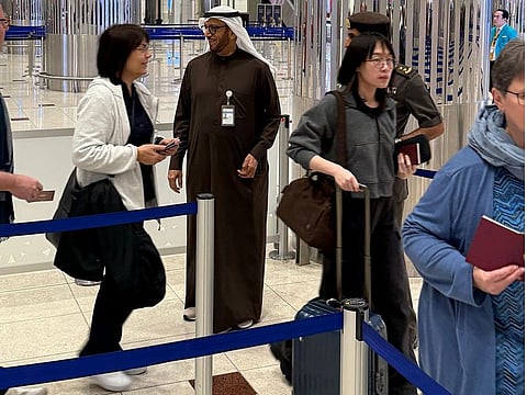 Lieutenant General Mohammed Al Marri, Director General of the General Directorate of Residency and Foreign Affairs (GDRFA), during a tour of Dubai airports.