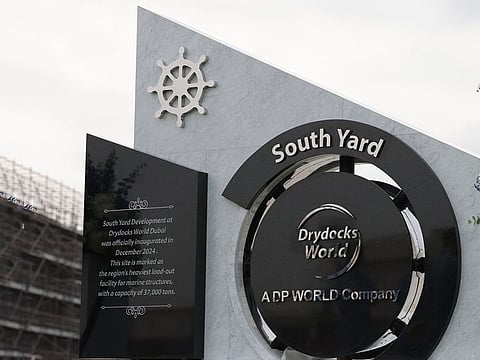 The South Yard expansion at the Drydocks World facility in Dubai spreads across 75,000 square metres.
