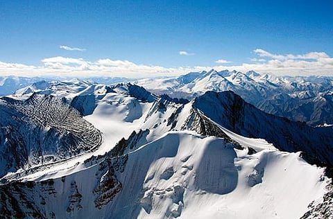 Husing Valley in the Himalayan mountain range.