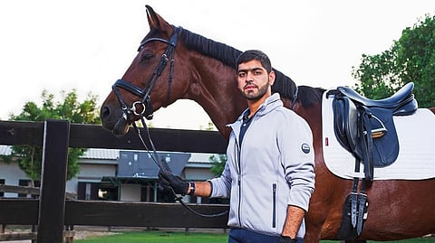 While Mohamed's passion is dressage, most of his friends prefer endurance racing or showjumping. 'No one really understands dressage’
