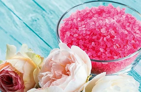 Bath salts help soothe and restore sore muscles, as well as treat skin complaints.