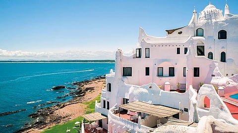 Punta Ballena, a resort city on the coast of Río de la Plata