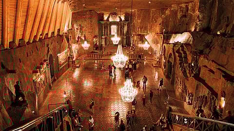 Take a jaw-dropping tour of the Wieliczka salt mine