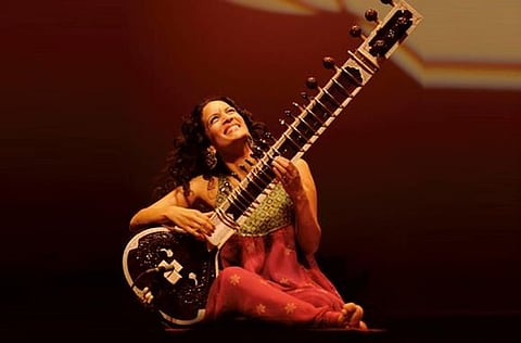 Anoushka began playing the sitar when she was seven.