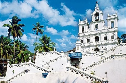 Goa has numerous Portuguese-inspired churches that are centuries old.