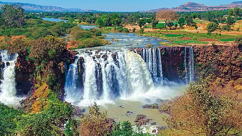 The stunning Blue Nile Falls