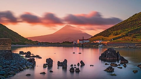 The beaches in the Azores are beautiful, though best experienced in late summer when the ocean warms up