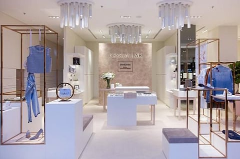 The interior of the Swarovski Crystal Lab