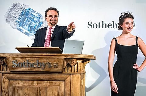 David Bennett, head of Sotheby's jewellery division