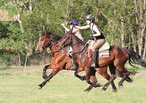 There’s nothing like thundering through the countryside.