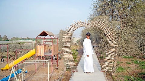 Tariq Al Salman built this farm and nature reserve in 2015