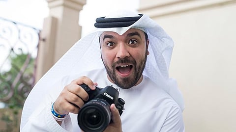 ‘I am just friendly old Khalid, the guy with a video camera.’