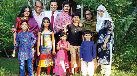 Three generations of the Khan family are now bidding the zoo farewell. FROM BOTTOM LEFT: Sahil, Zeenath,
Reza, Nesar, Farhana, Ayhaam, Nurun, Veena, Akash, Alyssa and Samara.