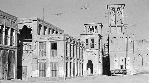 The approach to the house of Mohammed Sherif Bukhash