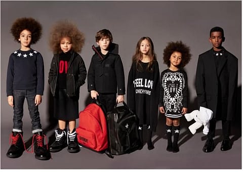 Givenchy's first childrenswear range.