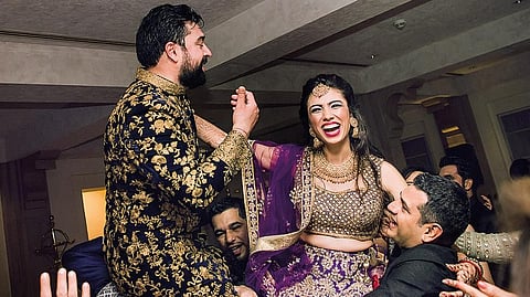 The venue for the sangeet, Madinat Jumeirah, offered guests a feel of ‘quintessential Dubai’