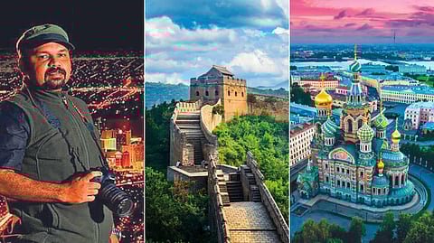 Santhosh is convinced that a passion for travel runs in his genes