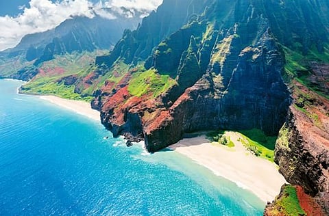 Kauai has soaring cliffs and heavenly beaches.