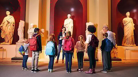 One way to engage kids in a museum is to turn the experience into a game