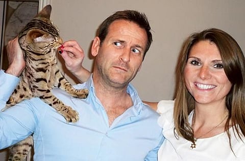 Stephanie thinks it's "cute" her cat Alvin has become so protective of her.