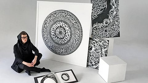 Graffiti equalled an act of freedom, says Pokras, who later realised that combining it with calligraphy is the best medium of expression for his style of art