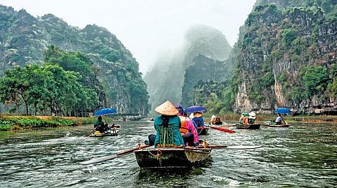 River cruises are a great way to explore Vietnam’s natural beauty