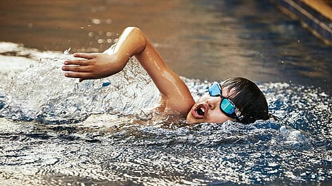 After a long time dreading the sight of water, Fahad Al Hammadi is now dedicated to swimming